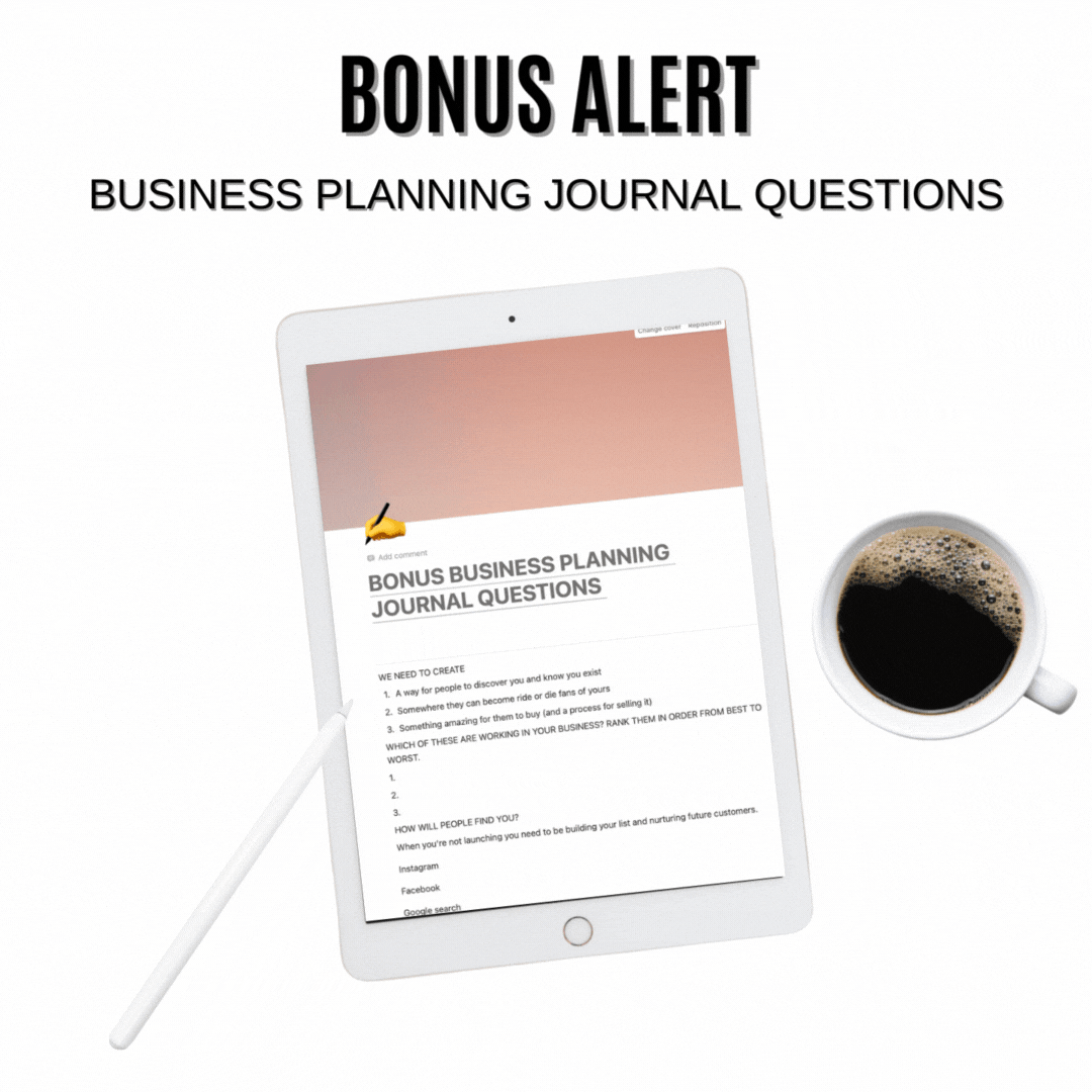 Plan Like a Boss Workshop