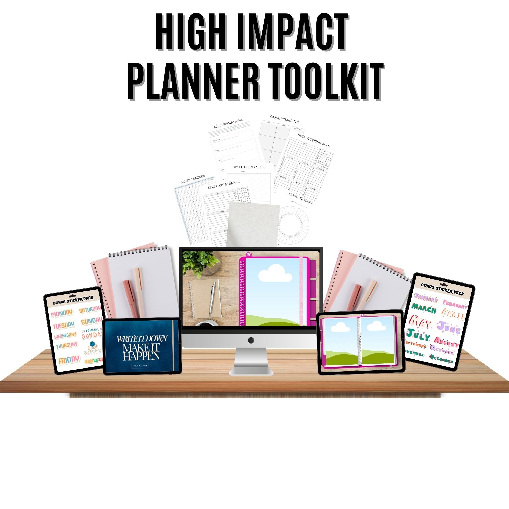 High-Impact Planner Toolkit: Create interactive workbooks and digital planners