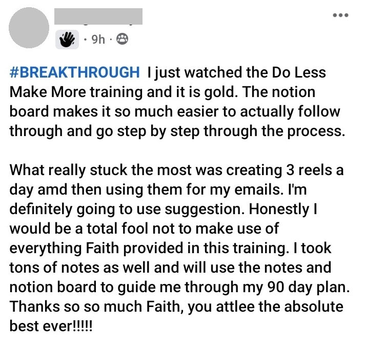 Do Less, Make More: Profit Hacking Workshop Replay